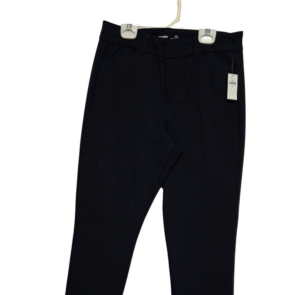 High Rise Navy Blue Skinny Pants